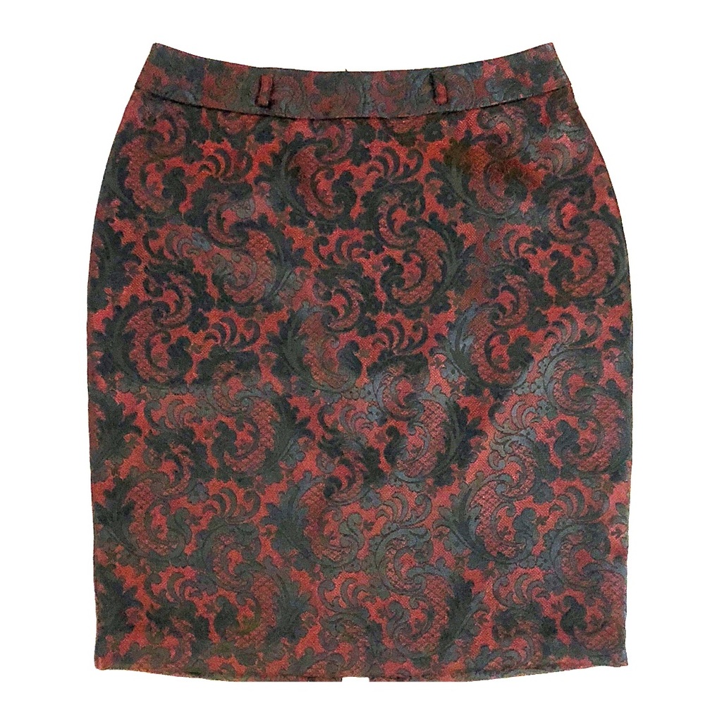 Worthington brocade pencil slim skirt